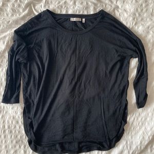 Black Wilfred 3/4 Sleeve t shirt